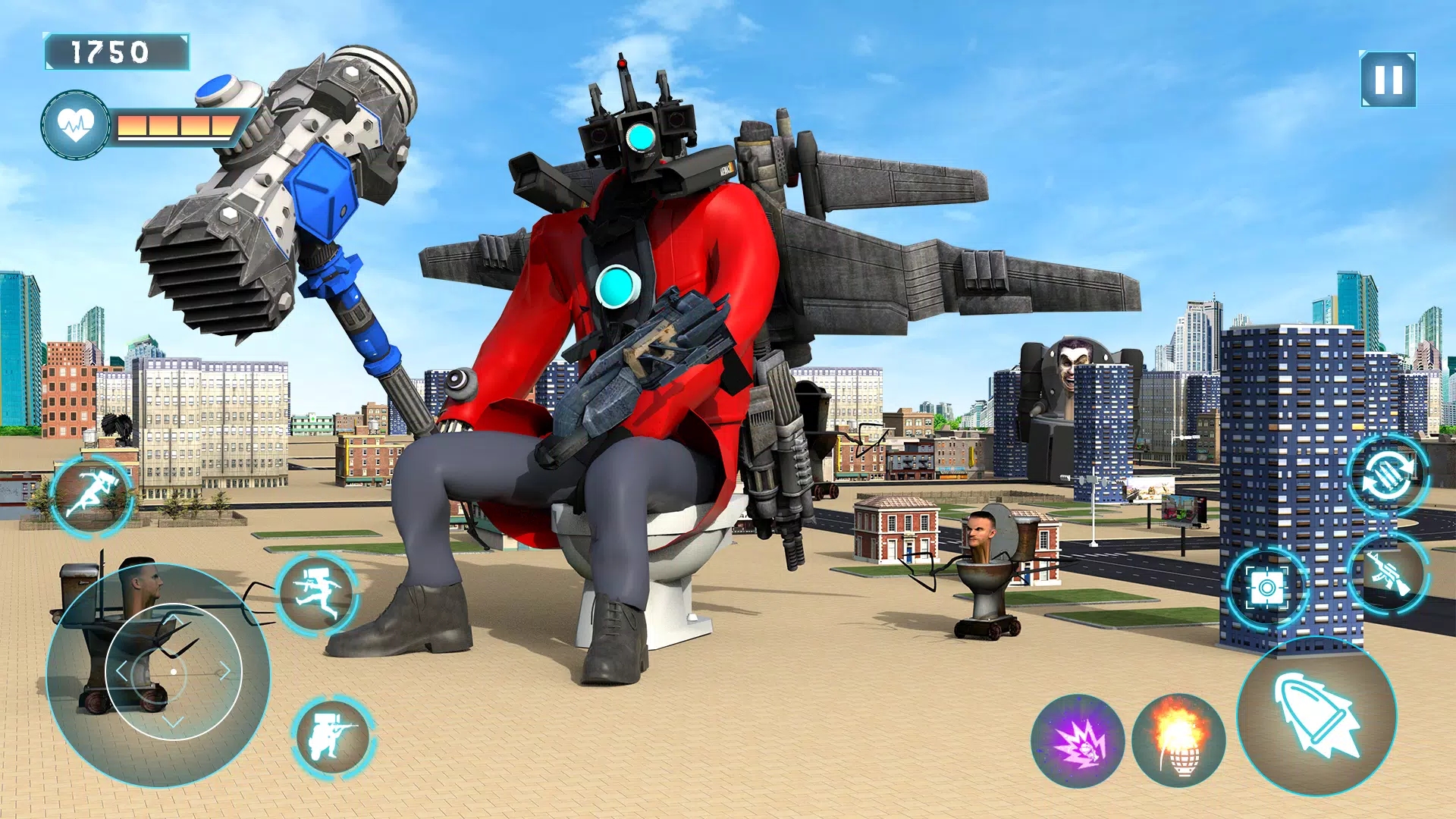 马桶人城市英雄3D游戏安卓版截图3