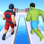 超级英雄桥跑比赛3D安卓版图标